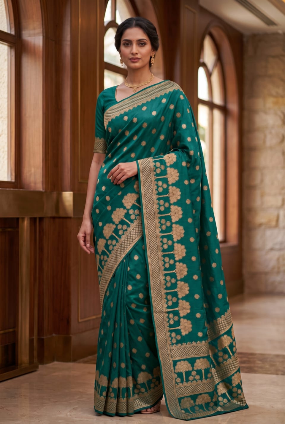 Pashmina Silk Saree