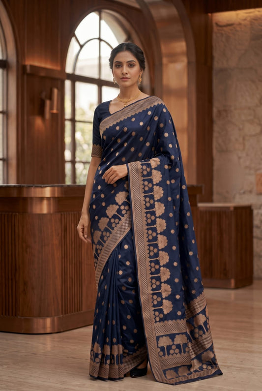 Bandhani Silk Saree - Wine Purple