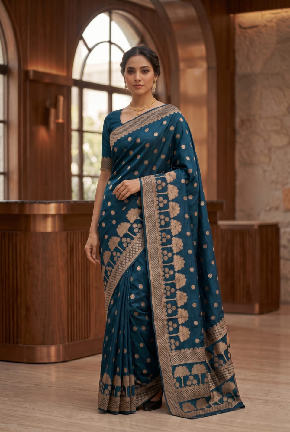 Bandhani Silk Saree - Wine Purple