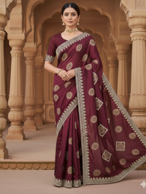 Gulzar Gotta Silk Saree – Festive Wear