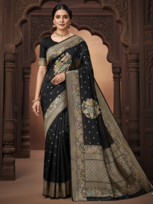 Chitrani Bangla Silk Saree – Traditional Wear