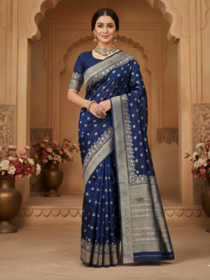 Sukshma Banarasi Mashru Silk Saree – Festive Wear